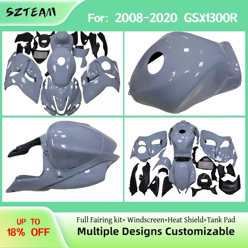 GSX 1300R 2008-2015 2016 2017 2018 2019 2020 Motorcycle Fairings for GSX1300R 08-20 Fairing Kit Customizable Nardo Grey Pro
GSX 1300R 2008-2015 2016 2017 2018 2019 2020 Motorcycle Fairings for GSX1300R 08-20 Fairing Kit Customizable Nardo Grey Pro