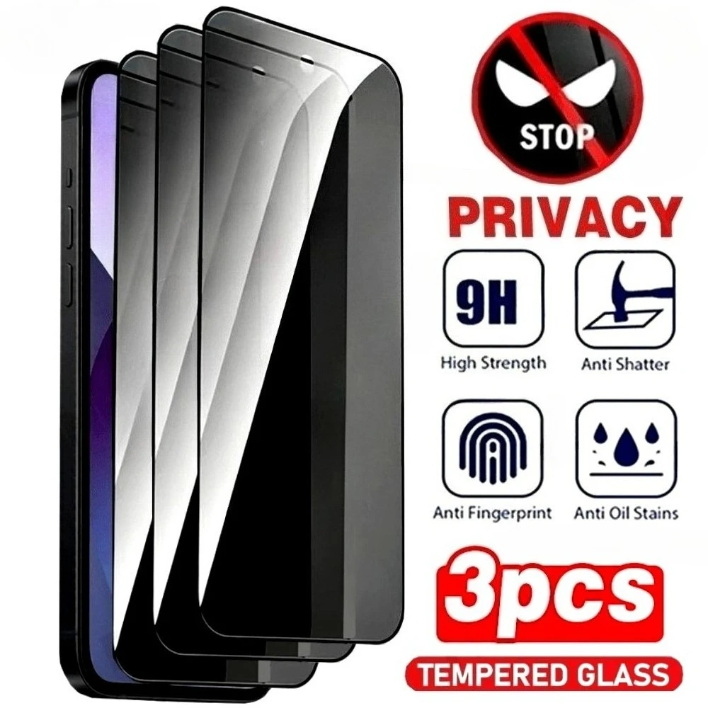 3Pcs Anti Spy Full Cover Tempered Glass for Samsung Galaxy A57/A37/A55/A35/A56/A36/A07/A15/A16/A17 Anti-Scratch Screen Protector
3Pcs Anti Spy Full Cover Tempered Glass for Samsung Galaxy A57/A37/A55/A35/A56/A36/A07/A15/A16/A17 Anti-Scratch Screen Protector