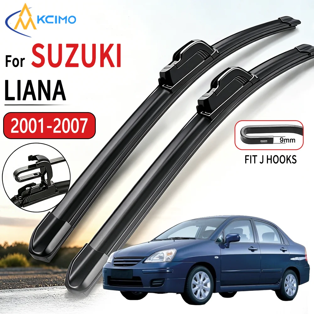 KCIMO Front Windshield Wiper Blades for Suzuki Liana 2001-2007 2Pcs J-Hook U-Type Car Windscreen Wipers Replacement 22"+19"
KCIMO Front Windshield Wiper Blades for Suzuki Liana 2001-2007 2Pcs J-Hook U-Type Car Windscreen Wipers Replacement 22"+19"