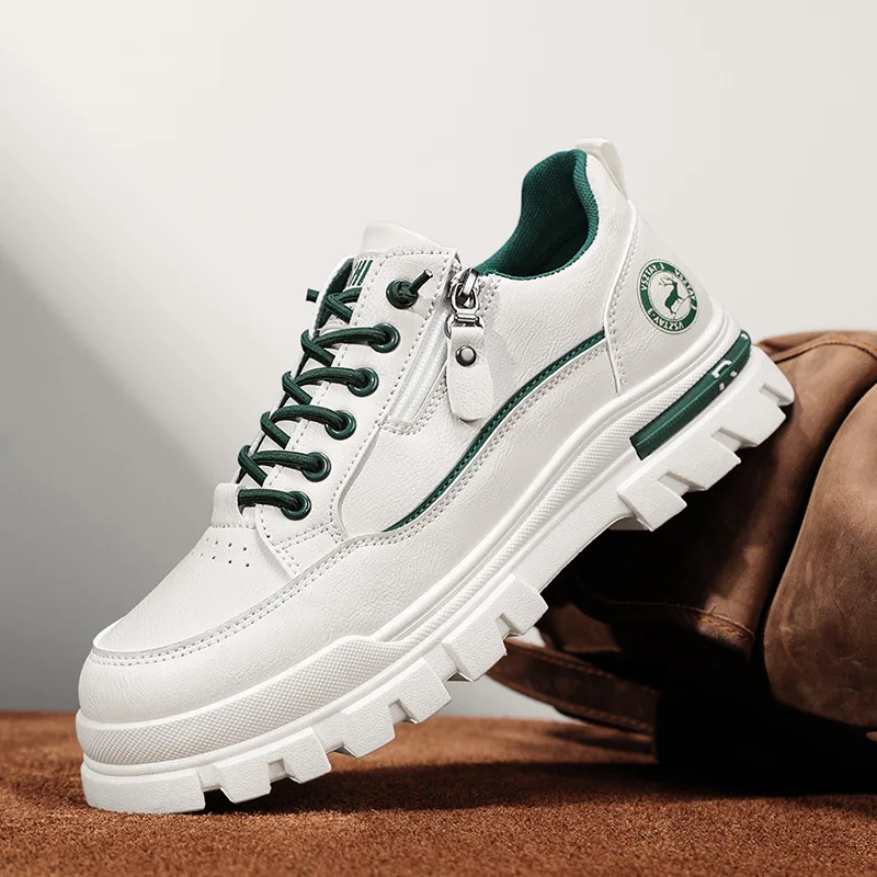Brand Men Leather High-Top Skateboarding Shoes Men's Sneakers Male Fashion Non-Slip Sport Shoes Zapatillas Hombre Mens Footwear
Brand Men Leather High-Top Skateboarding Shoes Men's Sneakers Male Fashion Non-Slip Sport Shoes Zapatillas Hombre Mens Footwear