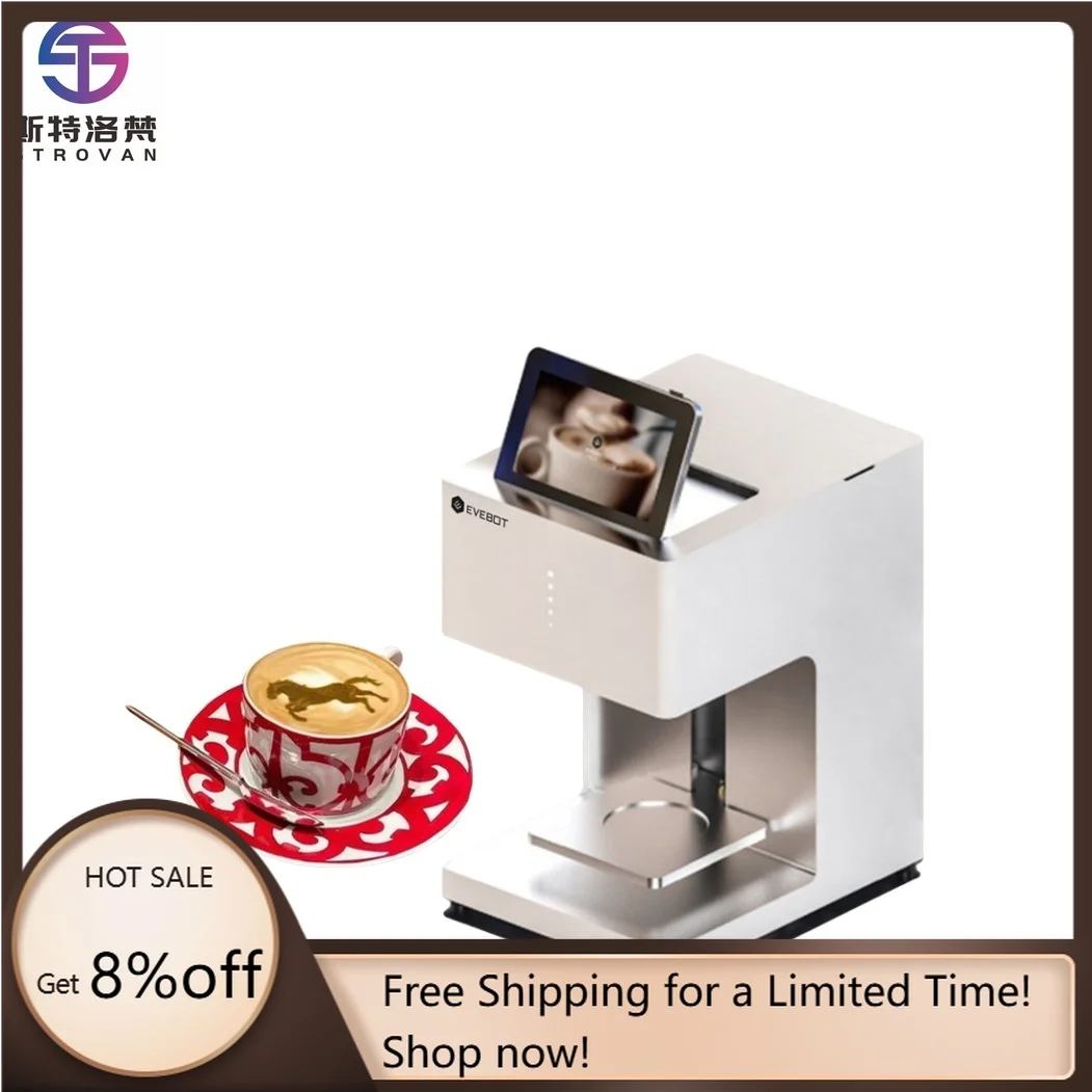 STLF JW Automatic 1-Click Latte Art Card Printer Machine for EB-FT4 Edible Ink Personalized Selfie Photo Coffee /Flex
STLF JW Automatic 1-Click Latte Art Card Printer Machine for EB-FT4 Edible Ink Personalized Selfie Photo Coffee /Flex