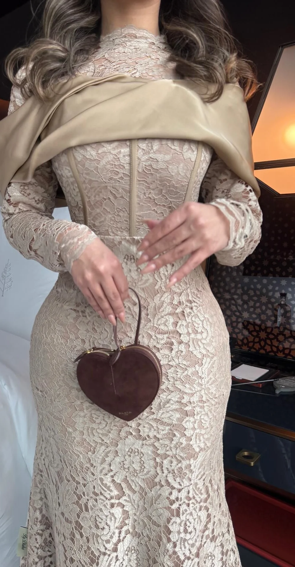 Sansa Customized Champagne Illusion Prom Dresses Lace Embroidery Long Sleeve vestidos de noche Floral Print Formal Evening 2026
Sansa Customized Champagne Illusion Prom Dresses Lace Embroidery Long Sleeve vestidos de noche Floral Print Formal Evening 2026