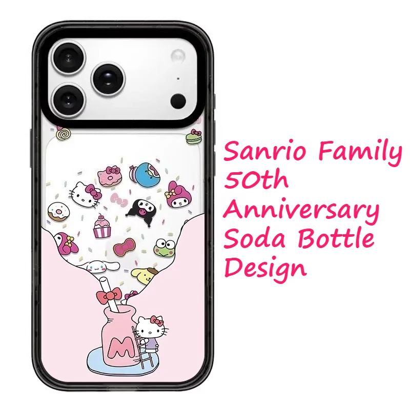 Cute Sanrio Family 50th Anniversary Soda Bottle Design Acrylic Case For IPhone 17 Pro Max 16 15 14 Plus For Magsafe Mirror Cover
Cute Sanrio Family 50th Anniversary Soda Bottle Design Acrylic Case For IPhone 17 Pro Max 16 15 14 Plus For Magsafe Mirror Cover