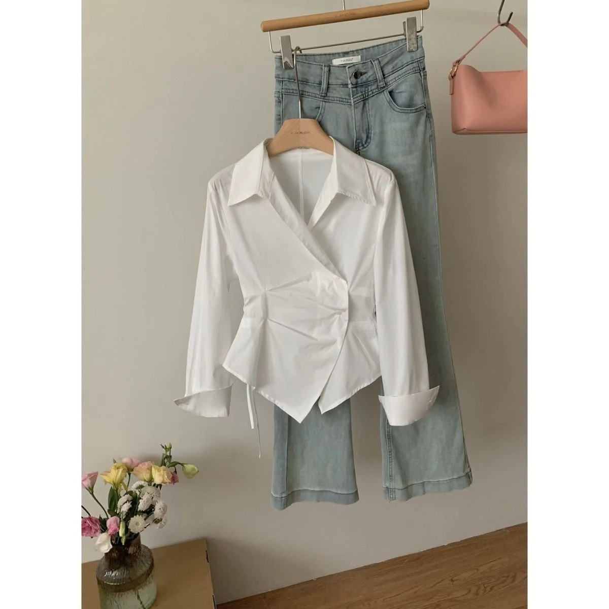 Faionable Korean Design Women's irt Waist-Cinching Asymmetrical Versatile ort Top Trendy Commute Sle Striped Pattern
Faionable Korean Design Women's irt Waist-Cinching Asymmetrical Versatile ort Top Trendy Commute Sle Striped Pattern