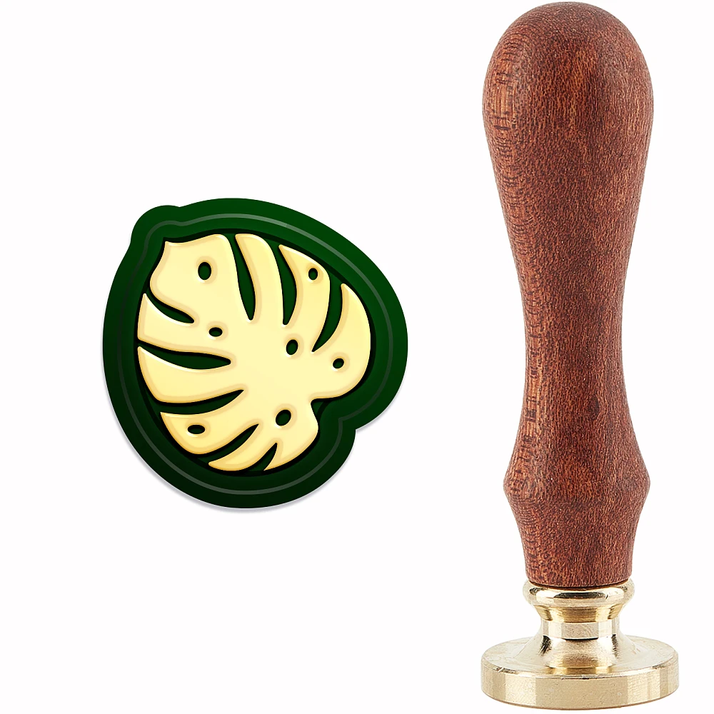 1PC Wax Seal Stamp Monstera Leaves Plant Sealing Wax Stamp Head with Universal Wood Handle for Invitations Cards Bottle
1PC Wax Seal Stamp Monstera Leaves Plant Sealing Wax Stamp Head with Universal Wood Handle for Invitations Cards Bottle