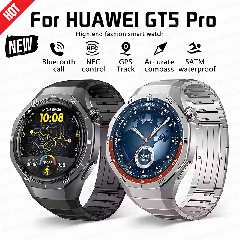 2025 оригинальные часы 5 Pro для мужчин GPS спортивный фитнес-трекер AOMLED HD экран SOS NFC Bluetooth вызов деловые умные часы для HUAWEI
2025 оригинальные часы 5 Pro для мужчин GPS спортивный фитнес-трекер AOMLED HD экран SOS NFC Bluetooth вызов деловые умные часы для HUAWEI