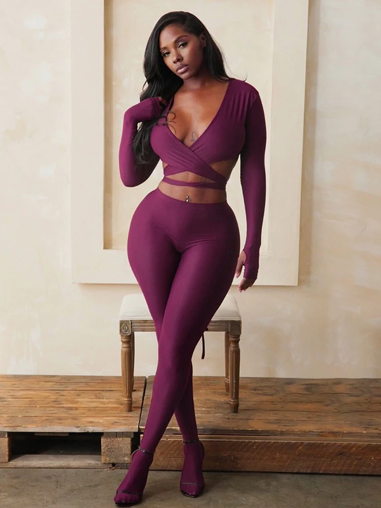 Weird Puss сексуальный комплект из 2 предметов, женский укороченный топ с v-образным вырезом и полыми перекрестными повязками + леггинсы для ног, одинаковые плотные эластичные клубные наряды
Weird Puss сексуальный комплект из 2 предметов, женский укороченный топ с v-образным вырезом и полыми перекрестными повязками + леггинсы для ног, одинаковые плотные эластичные клубные наряды