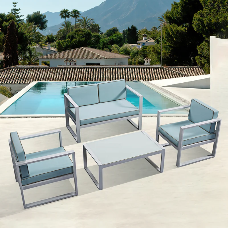 Cheap White Modern Modular Patio Conversation Couch Loveseat Furniture Outdoor Garden Aluminum Sofa Set
Cheap White Modern Modular Patio Conversation Couch Loveseat Furniture Outdoor Garden Aluminum Sofa Set