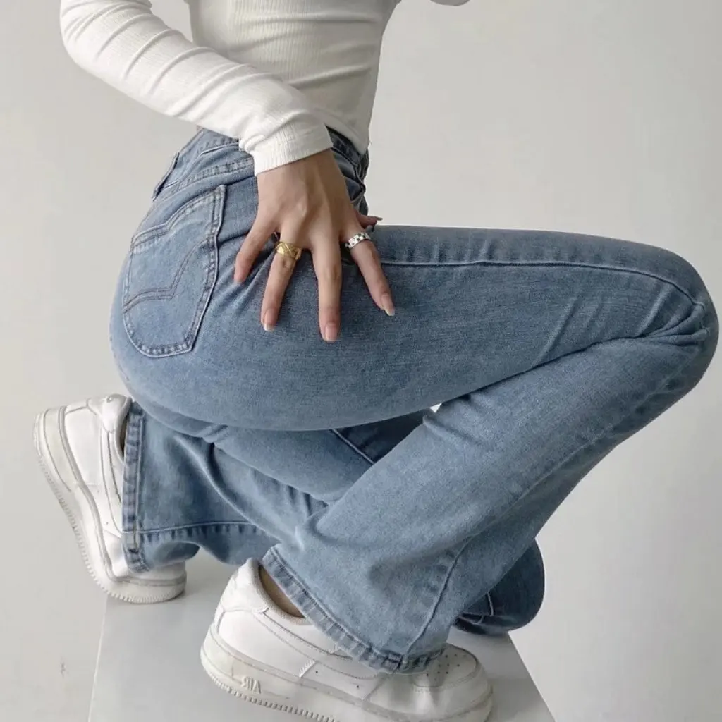 YPFF Women's Slimming Denim Flared Pants High Waist Elastic Solid Color Autumn Winter Fashionable Internet Celebrity Style
YPFF Women's Slimming Denim Flared Pants High Waist Elastic Solid Color Autumn Winter Fashionable Internet Celebrity Style