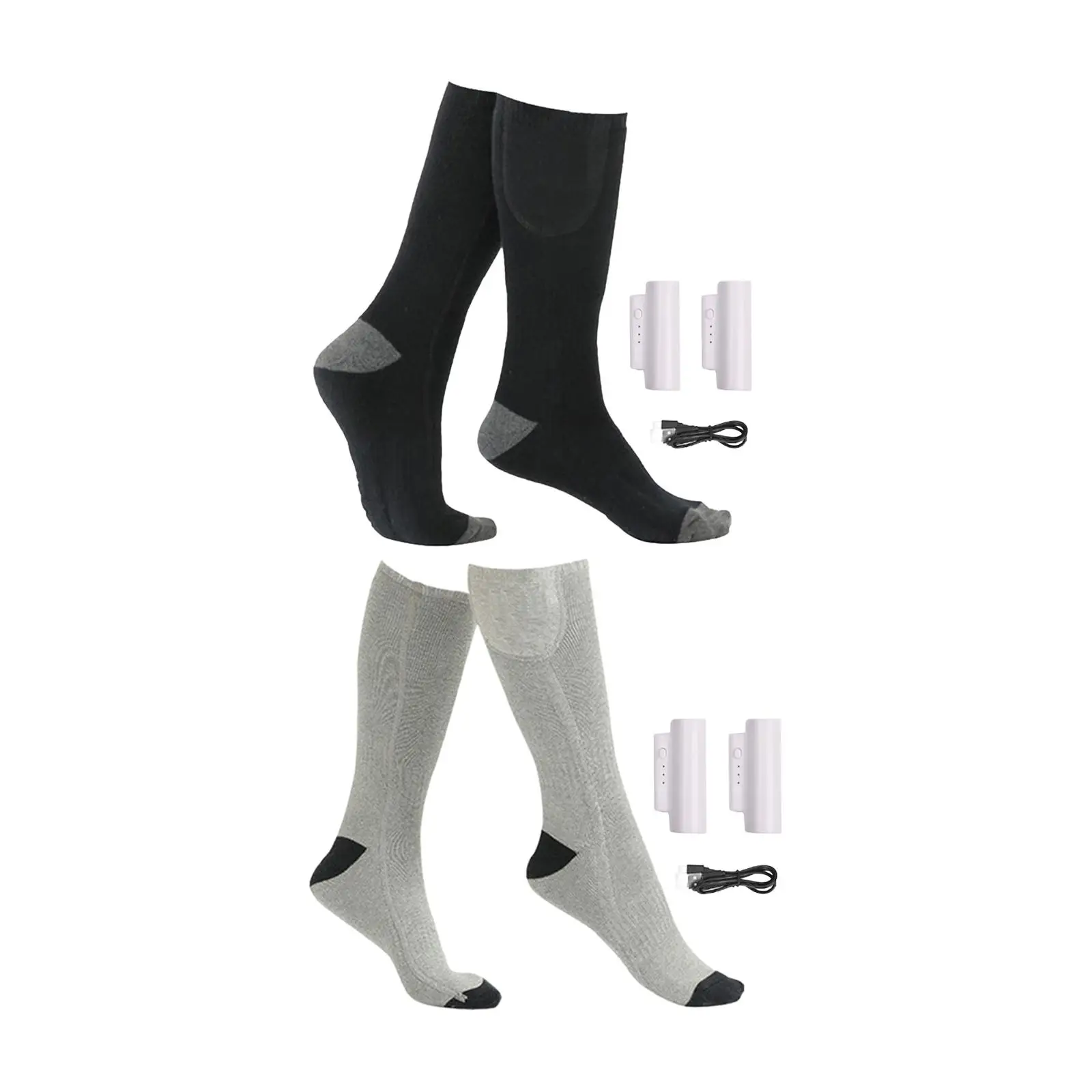 Cycling Heated Socks Rechargeable Long Socks for Running Winter Work Hiking
Cycling Heated Socks Rechargeable Long Socks for Running Winter Work Hiking
