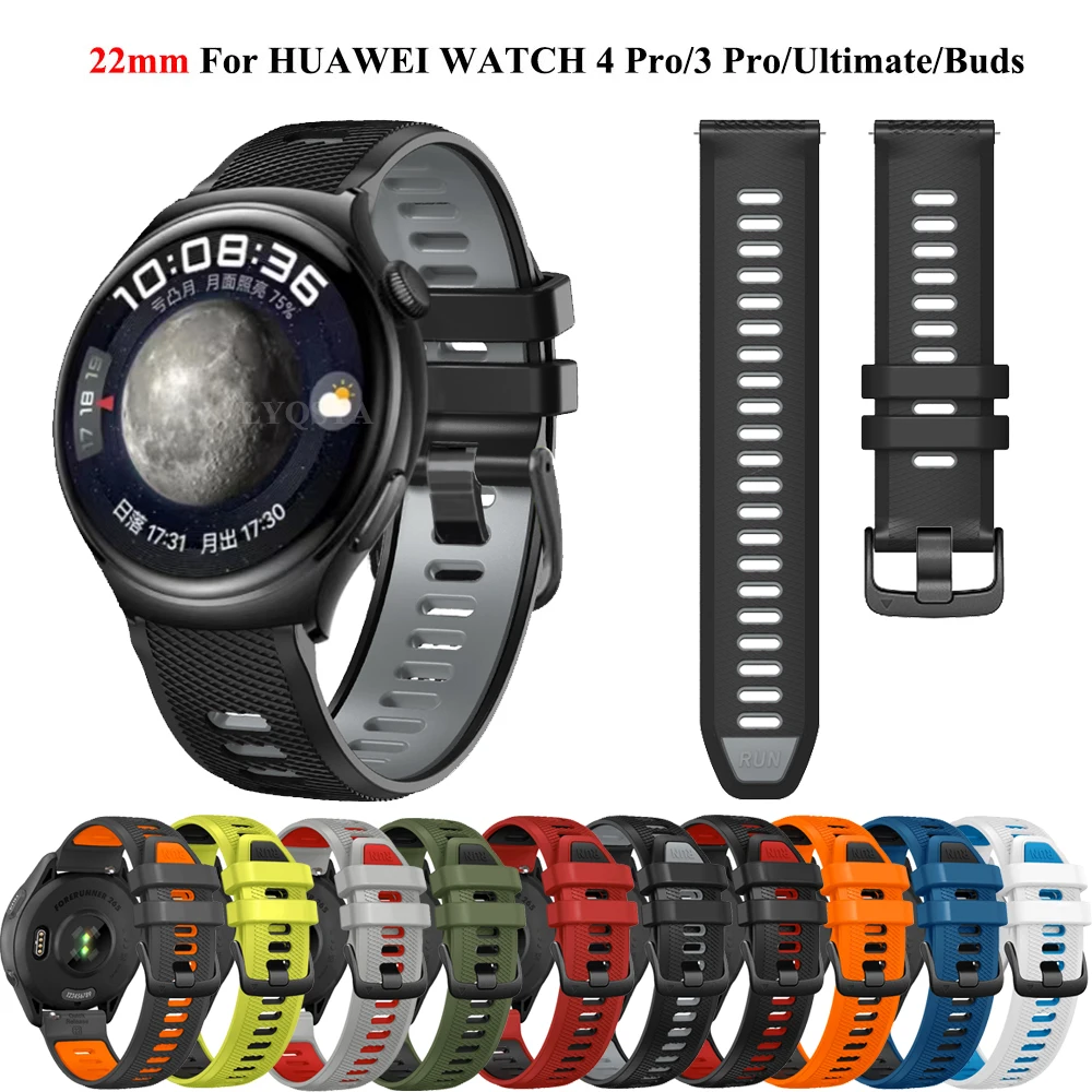 22mm Silicone Watchband For Huawei Watch GT 5 GT 4/GT 2 GT3 Pro 46mm Bracelet Sport Strap GT 5 GT 4 46mm/GT5 Pro 46mm Wristband
22mm Silicone Watchband For Huawei Watch GT 5 GT 4/GT 2 GT3 Pro 46mm Bracelet Sport Strap GT 5 GT 4 46mm/GT5 Pro 46mm Wristband