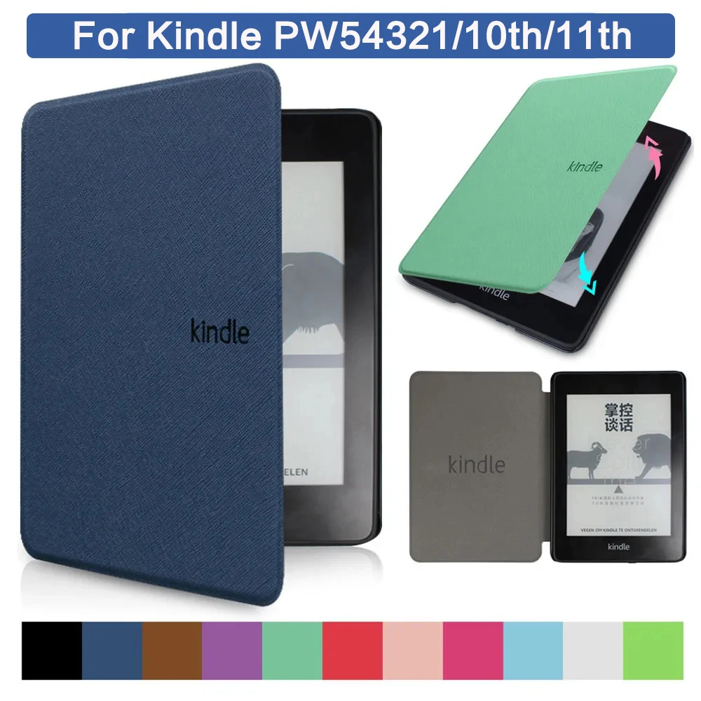 Магнитный защитный чехол-книжка для Kindle Paperwhite5 4 3 2 1 2021 2019 2022 дюйма
Магнитный защитный чехол-книжка для Kindle Paperwhite5 4 3 2 1 2021 2019 2022 дюйма