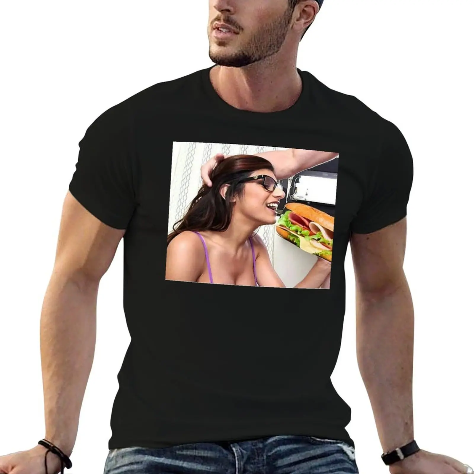 Футболка Mia Khalifa eating a sandwich, забавные футболки, хлопковая мужская футболка, футболка из 100% хлопка, пакет футболок
Футболка Mia Khalifa eating a sandwich, забавные футболки, хлопковая мужская футболка, футболка из 100% хлопка, пакет футболок