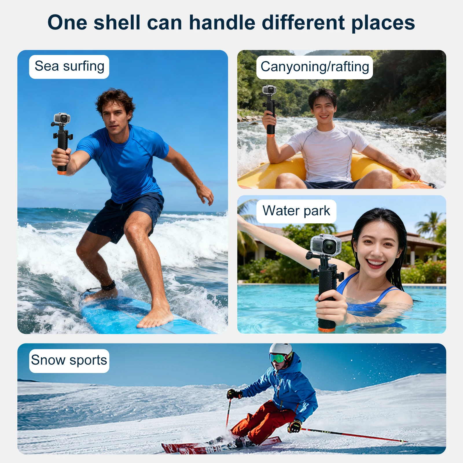 45M Camera Case for DJI Osmo Nano, Underwater Waterproof Diving Housing Cover Protective Shell Housings, PC Sports Camera Cover
45M Camera Case for DJI Osmo Nano, Underwater Waterproof Diving Housing Cover Protective Shell Housings, PC Sports Camera Cover