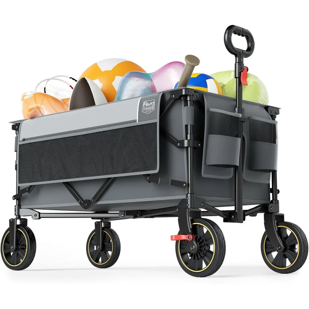 Складная тележка-вагончик с тормозами, грузоподъемность 180 кг, большая вместимость, портативная складная тележка для покупок или кемпинга, Га
Складная тележка-вагончик с тормозами, грузоподъемность 180 кг, большая вместимость, портативная складная тележка для покупок или кемпинга, Га