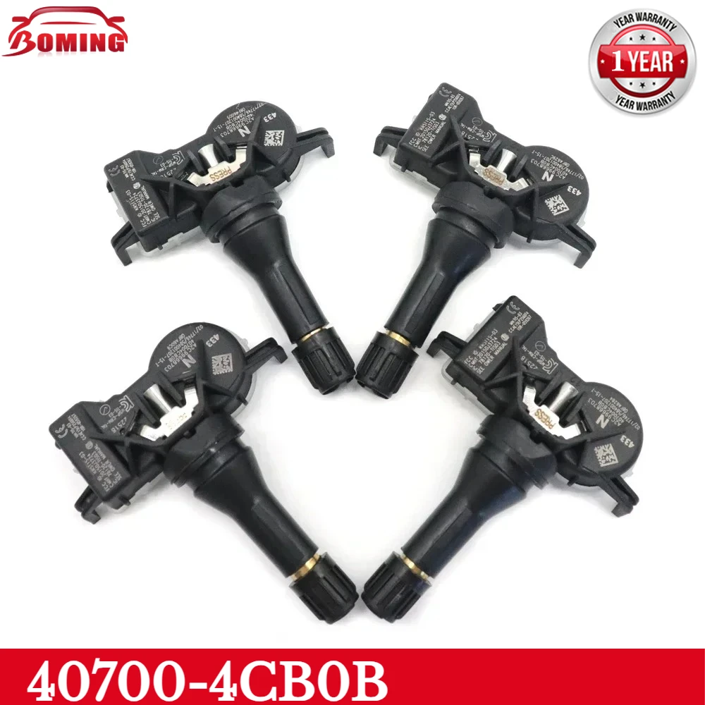 Tire Pressure Monitor Sensor 433Mhz TPMS Sensor 40700-4CB0B For Nissan Altima Armada Rogue Leaf 2016-2020 40700-4CB1A
Tire Pressure Monitor Sensor 433Mhz TPMS Sensor 40700-4CB0B For Nissan Altima Armada Rogue Leaf 2016-2020 40700-4CB1A
