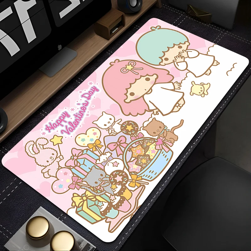 Mouse pad Computer Speed type carpet mat for e-sports players Laptop L-little Twin Star Keyboard Mousepad Cute Office Desk Mat
Mouse pad Computer Speed type carpet mat for e-sports players Laptop L-little Twin Star Keyboard Mousepad Cute Office Desk Mat