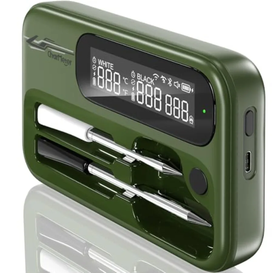 Wireless WiFi Meat Thermometer Digital, Versatile Unlimited Remote Range, Smart Bluetooth Cooking Thermometer with 2 Size BBQ P
Wireless WiFi Meat Thermometer Digital, Versatile Unlimited Remote Range, Smart Bluetooth Cooking Thermometer with 2 Size BBQ P