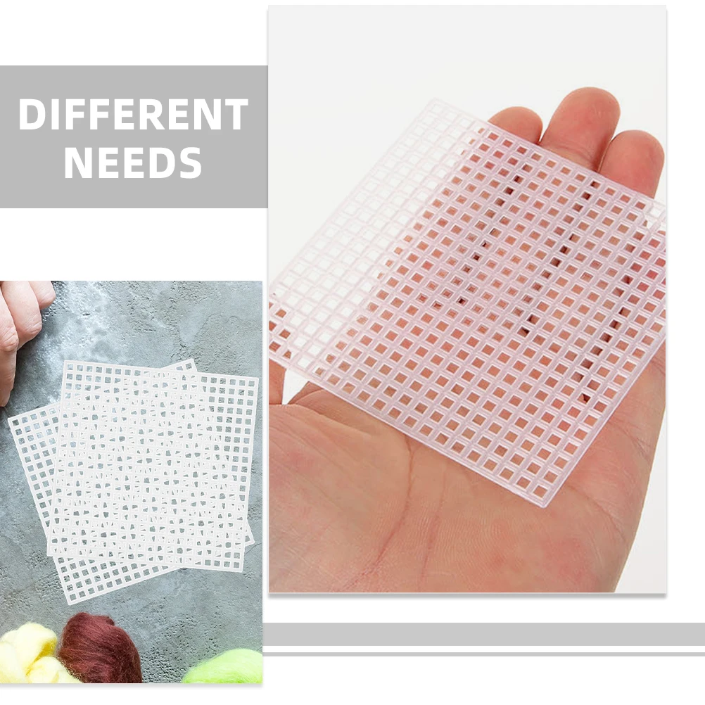 10 Pcs Plastic Mesh Sheets Crochet Material Sewing Canvas Embroidery Grid Wire Weaving Accessories Cuttable
10 Pcs Plastic Mesh Sheets Crochet Material Sewing Canvas Embroidery Grid Wire Weaving Accessories Cuttable