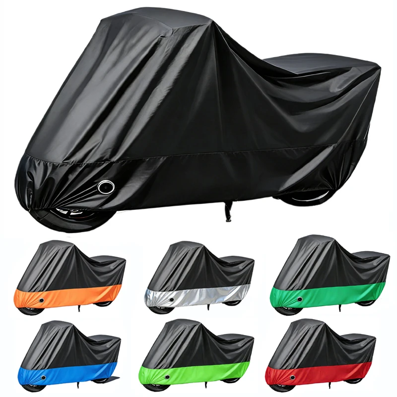 Waterproof Motorcycle Cover All Season UV Protection Dustproof 190T Polyester Outdoor Bike Cover with Storage Bag Multiple Sizes
Waterproof Motorcycle Cover All Season UV Protection Dustproof 190T Polyester Outdoor Bike Cover with Storage Bag Multiple Sizes