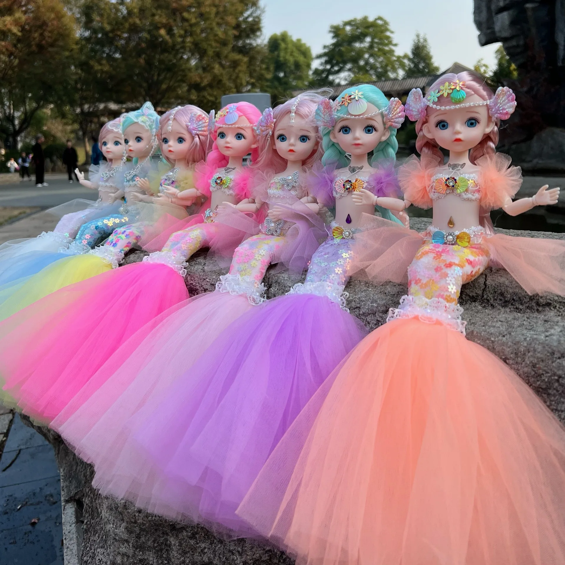 45cm Kids Girls Princess Shell Mermaid Doll Toys Cute Beautiful Simulation Shell Mermaid Girl Princess Doll Play House Toys
45cm Kids Girls Princess Shell Mermaid Doll Toys Cute Beautiful Simulation Shell Mermaid Girl Princess Doll Play House Toys