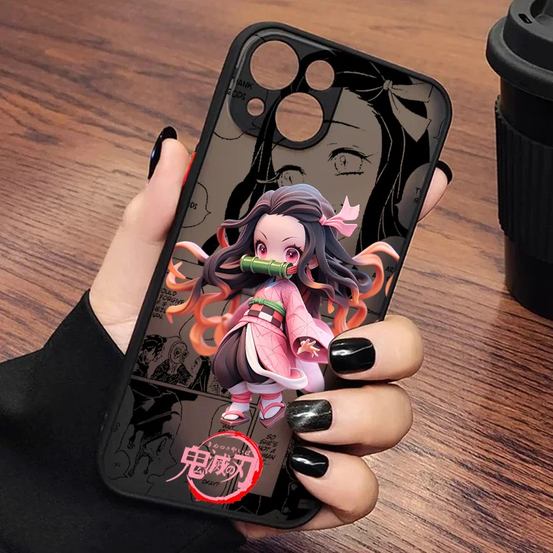 Demon Slayer Kamado Nezuko Phone Case For Realme13 12 11 10 C55 53 35 33 31 30 21 20 GT XT Narzo 50 Frosted Translucent Funda
Demon Slayer Kamado Nezuko Phone Case For Realme13 12 11 10 C55 53 35 33 31 30 21 20 GT XT Narzo 50 Frosted Translucent Funda