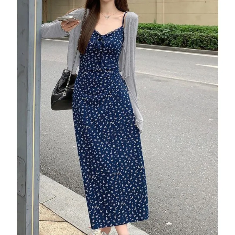 Floral Print Halter Dress Women's mid High Waist A-Line Skirt Korean Style Autumn New Arrival Short plus Size Beautiful Korea
Floral Print Halter Dress Women's mid High Waist A-Line Skirt Korean Style Autumn New Arrival Short plus Size Beautiful Korea