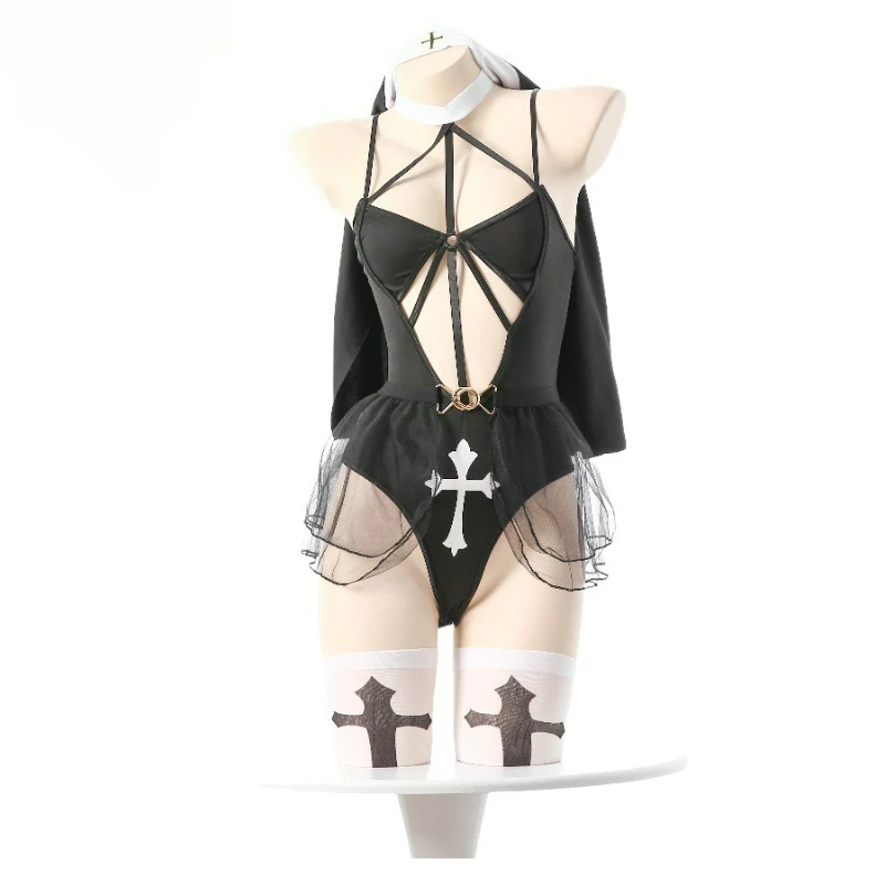 Underwear Sexy Nun Uniform Cos Uniform Halloween Costume Role-playing Nun
Underwear Sexy Nun Uniform Cos Uniform Halloween Costume Role-playing Nun