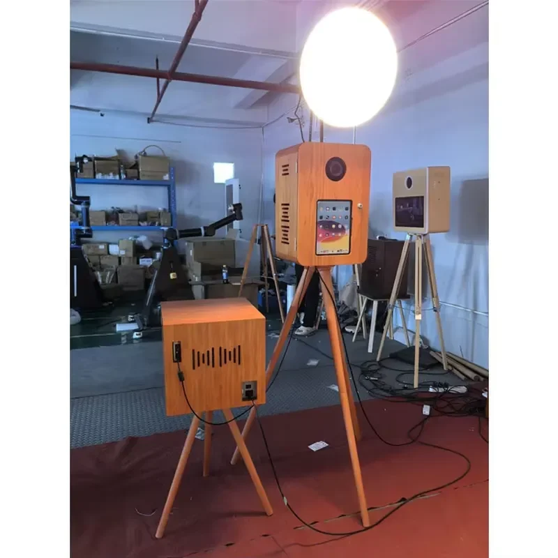 18.5 Inch Touch Screen with IPad /Surface Wood Material DSLR Camera Photo Booth Selfie Wedding Birthday Photobooth Party
18.5 Inch Touch Screen with IPad /Surface Wood Material DSLR Camera Photo Booth Selfie Wedding Birthday Photobooth Party