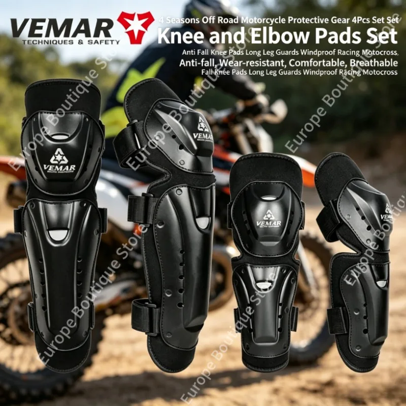2026 NEW 4 Seasons Off Road Motorcycle Protective Gear 4Pcs Set Anti Fall Knee Pads Long Leg Guards Windproof Racing Motocross
2026 NEW 4 Seasons Off Road Motorcycle Protective Gear 4Pcs Set Anti Fall Knee Pads Long Leg Guards Windproof Racing Motocross