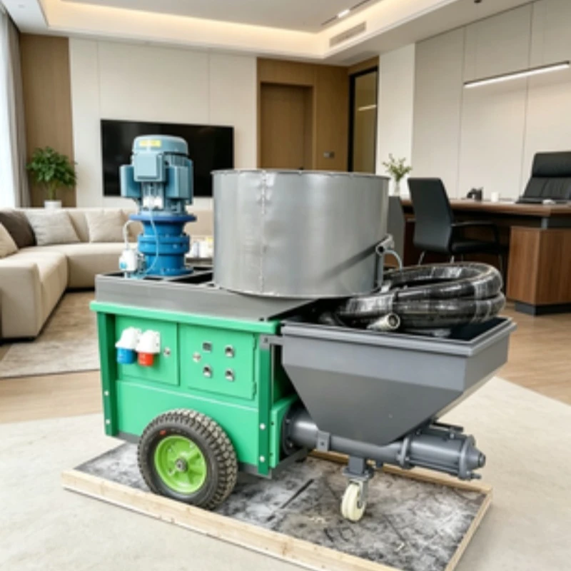 Cement Mortar Spraying Machine for Wall Construction Plastering
Cement Mortar Spraying Machine for Wall Construction Plastering