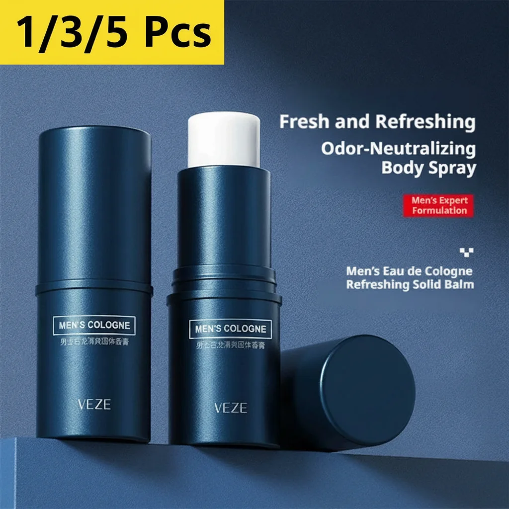 1/3/5Pcs Cologne Solid Body Fragrance Portable Men's Solid Perfume - Light And Fresh Scent, Can Be Used All Over The Body
1/3/5Pcs Cologne Solid Body Fragrance Portable Men's Solid Perfume - Light And Fresh Scent, Can Be Used All Over The Body