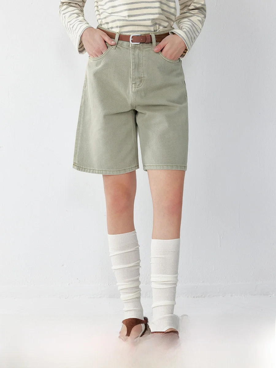 Summer Women's Light een Waed Cotton orts Five-Point Retro Denim High Waist Straight Leg Trousers Comfortable Casual ...
Summer Women's Light een Waed Cotton orts Five-Point Retro Denim High Waist Straight Leg Trousers Comfortable Casual ...
