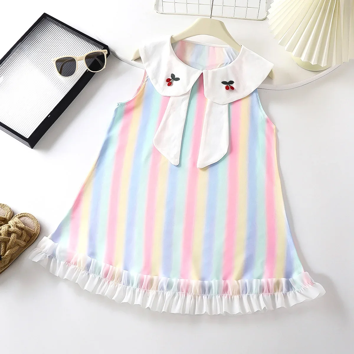 New 2025 Girls Summer Dress Kids Cute Baby Doll Collar 3D Flower Print Sleeveless Princess A-line Dresses Sundress Clothing
New 2025 Girls Summer Dress Kids Cute Baby Doll Collar 3D Flower Print Sleeveless Princess A-line Dresses Sundress Clothing