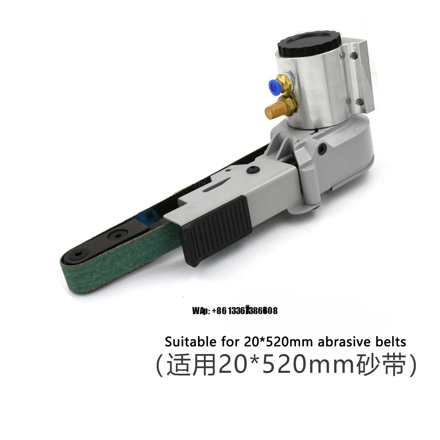 High-Efficiency Pneumatic Air Belt Sander for Robotic Arms | Automation System Integration (for Automation System) (20x520mm)
High-Efficiency Pneumatic Air Belt Sander for Robotic Arms | Automation System Integration (for Automation System) (20x520mm)
