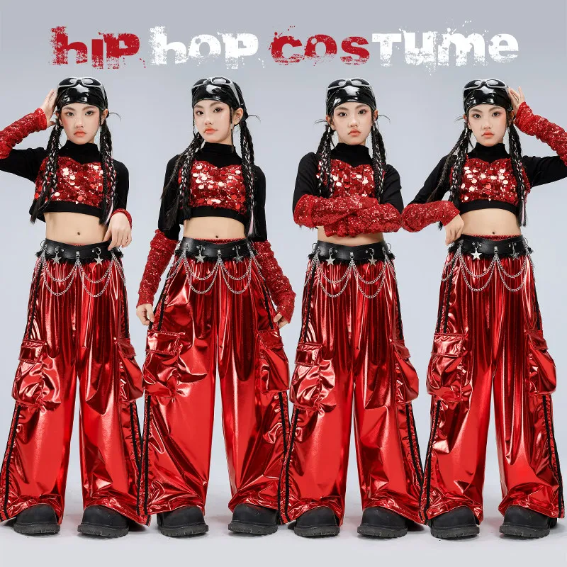 Детские красные костюмы с пайетками для девочек, в стиле K-pop, для джазовых танцев, бальных танцев, хип-хопа, для выступлений на сцене, 2026, DQS21972
Детские красные костюмы с пайетками для девочек, в стиле K-pop, для джазовых танцев, бальных танцев, хип-хопа, для выступлений на сцене, 2026, DQS21972