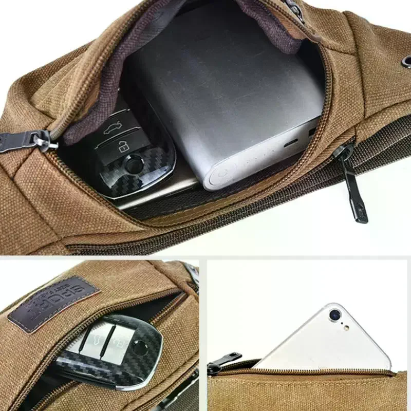 Casual Canvas Waist Bag Unisex Functional Waist Bag Mobile Phone Bag Men And Women Convenient Belt Banana Bag Fanny Pack
Casual Canvas Waist Bag Unisex Functional Waist Bag Mobile Phone Bag Men And Women Convenient Belt Banana Bag Fanny Pack