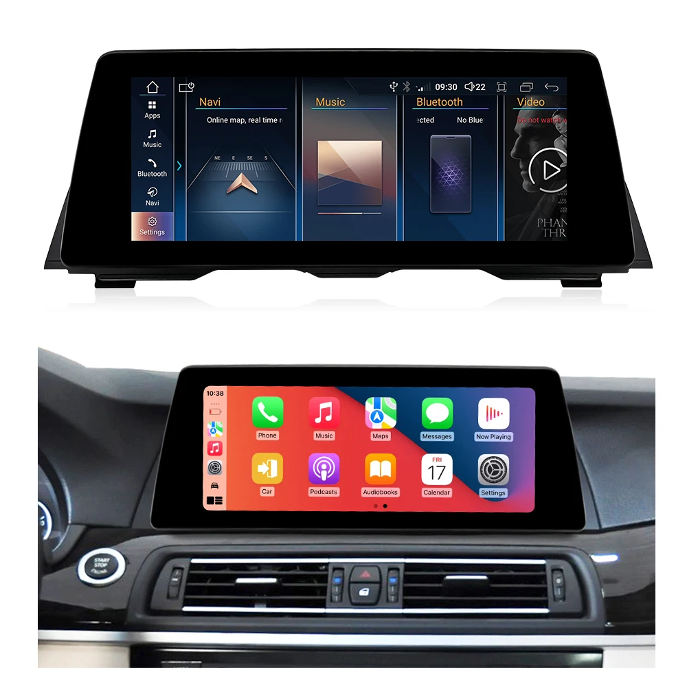 10.25" Android 14 Car Screen Snapdragon 665 8 CORE Car Player 5 Series F10 F11 2011-2016 CIC NBT Dvd Gps Navi Carplay
10.25" Android 14 Car Screen Snapdragon 665 8 CORE Car Player 5 Series F10 F11 2011-2016 CIC NBT Dvd Gps Navi Carplay