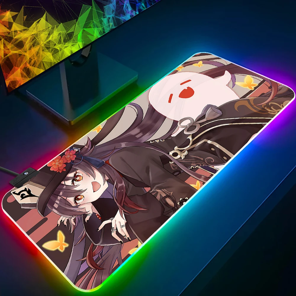 Hot Anime Cartoon Girl Hu Tao RGB Pc Gamer Keyboard Mouse Pad Mousepad LED Glowing Mouse Mats Rubber Gaming Computer Mausepad
Hot Anime Cartoon Girl Hu Tao RGB Pc Gamer Keyboard Mouse Pad Mousepad LED Glowing Mouse Mats Rubber Gaming Computer Mausepad