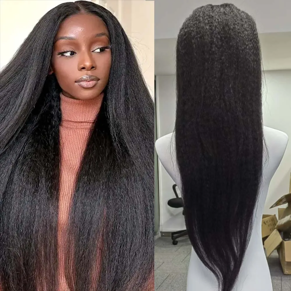13x6 Brazilian Remy Yaki Straight 200%Density Lace Front Wig Natural Color Transparent Lace Front Human Hair Wig For Women
13x6 Brazilian Remy Yaki Straight 200%Density Lace Front Wig Natural Color Transparent Lace Front Human Hair Wig For Women