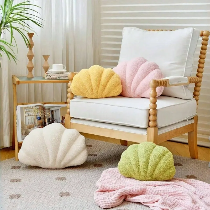 4 Colors Shell Shaped Plush Pillow - Adorable Fluffy Throw Cushion for Bed, Sofa & Wedding Decor
4 Colors Shell Shaped Plush Pillow - Adorable Fluffy Throw Cushion for Bed, Sofa & Wedding Decor