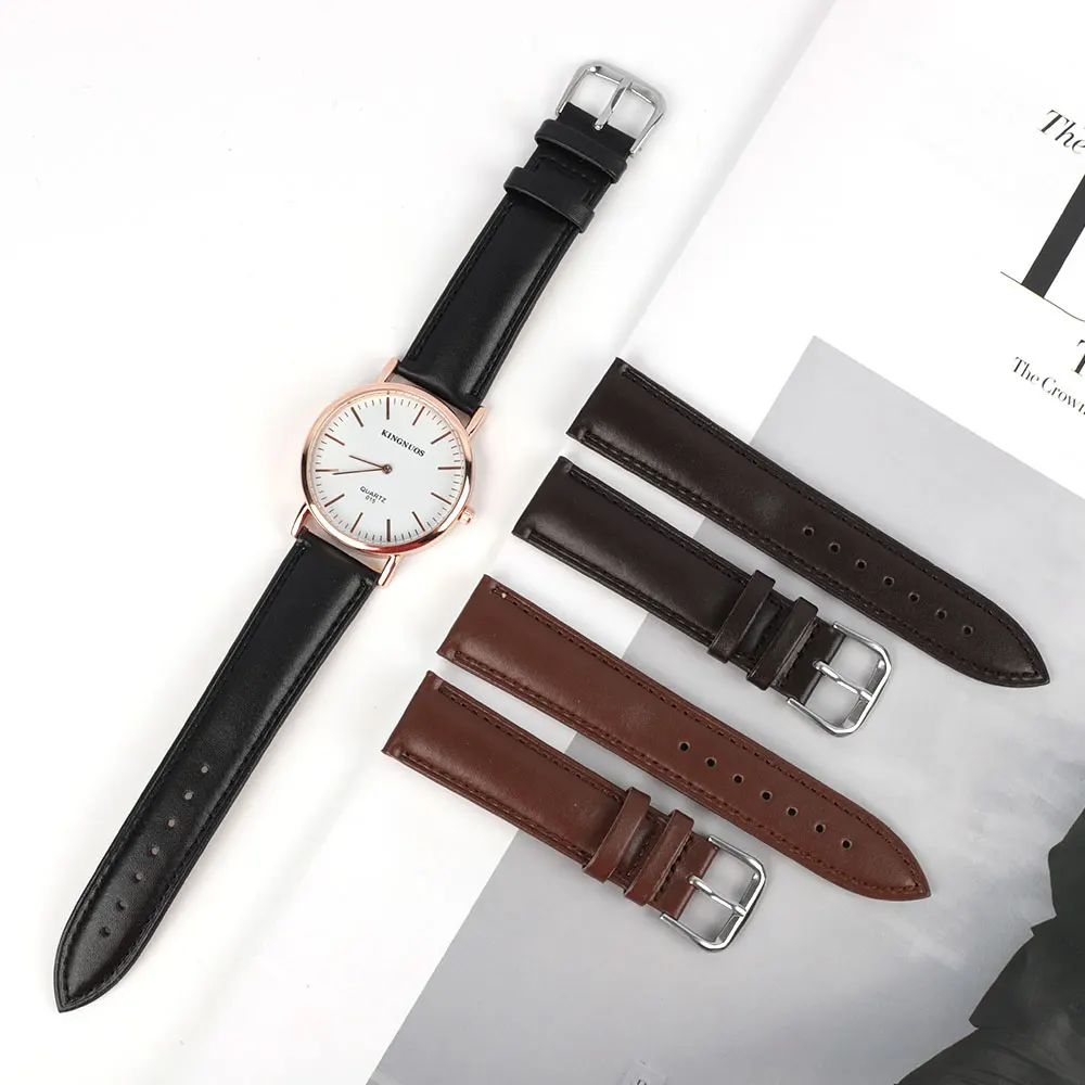 Cowhide Leather Watch Strap 14mm 16mm 18mm 20mm 22mm 24mm Black Coffee Color Watch Strap Men Women Watch Band Accessories
Cowhide Leather Watch Strap 14mm 16mm 18mm 20mm 22mm 24mm Black Coffee Color Watch Strap Men Women Watch Band Accessories