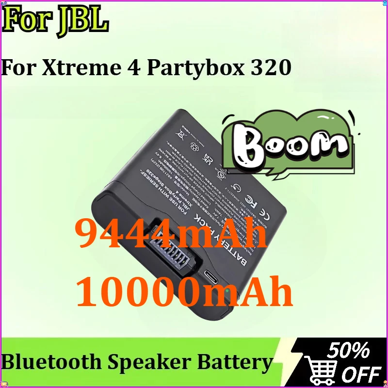 For JBL Xtreme 4 Partybox 320 Stage320 Charging Battery Universal FG4CELL 21700X Bluetooth Speaker New 9444mAh 10000mAh
For JBL Xtreme 4 Partybox 320 Stage320 Charging Battery Universal FG4CELL 21700X Bluetooth Speaker New 9444mAh 10000mAh