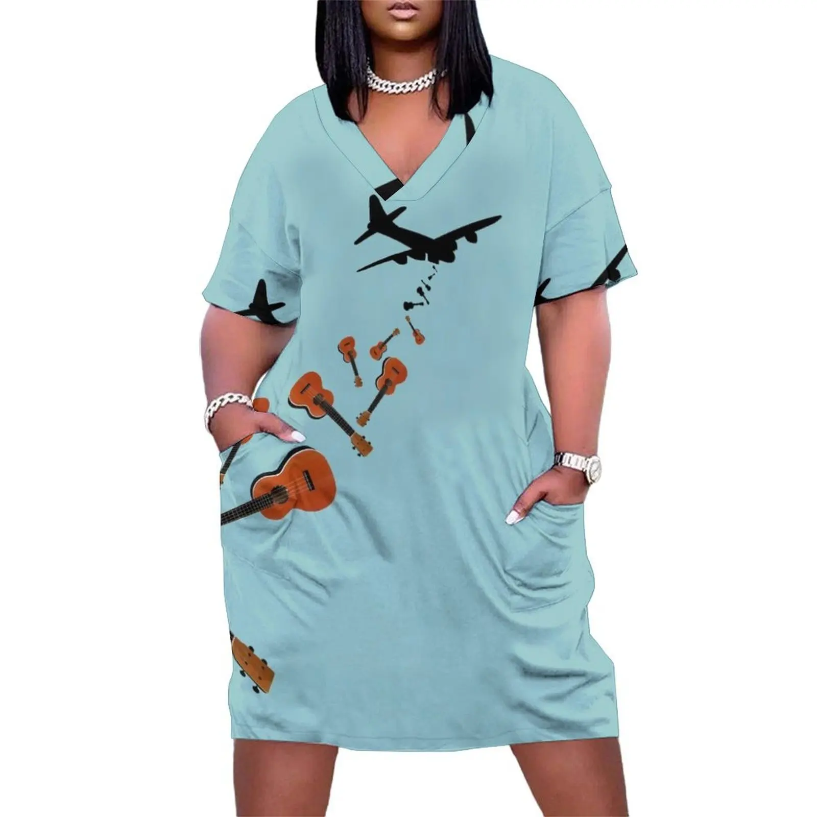 Ukes Not Nukes Loose Pocket Dress long dress women summer african dresses for woman dresses for official occasions
Ukes Not Nukes Loose Pocket Dress long dress women summer african dresses for woman dresses for official occasions