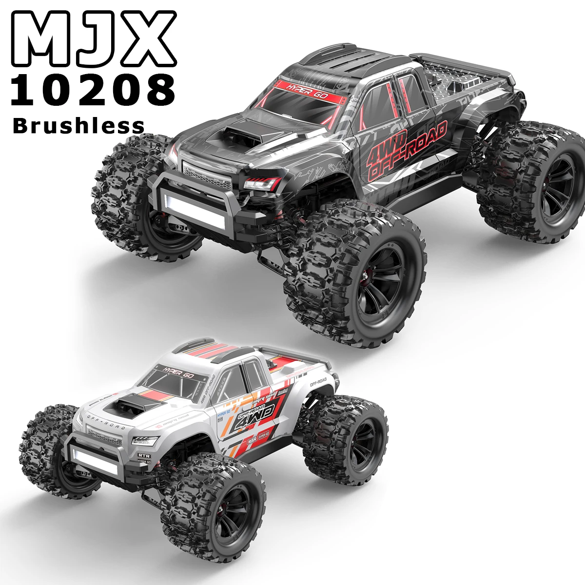 NEW 1/10 10208 V2 MJX Hyper Go Remote Control Car High Speed Brushless Rc 4WD Off Road Rc Drift Car Toy Car Upgrade par
NEW 1/10 10208 V2 MJX Hyper Go Remote Control Car High Speed Brushless Rc 4WD Off Road Rc Drift Car Toy Car Upgrade par