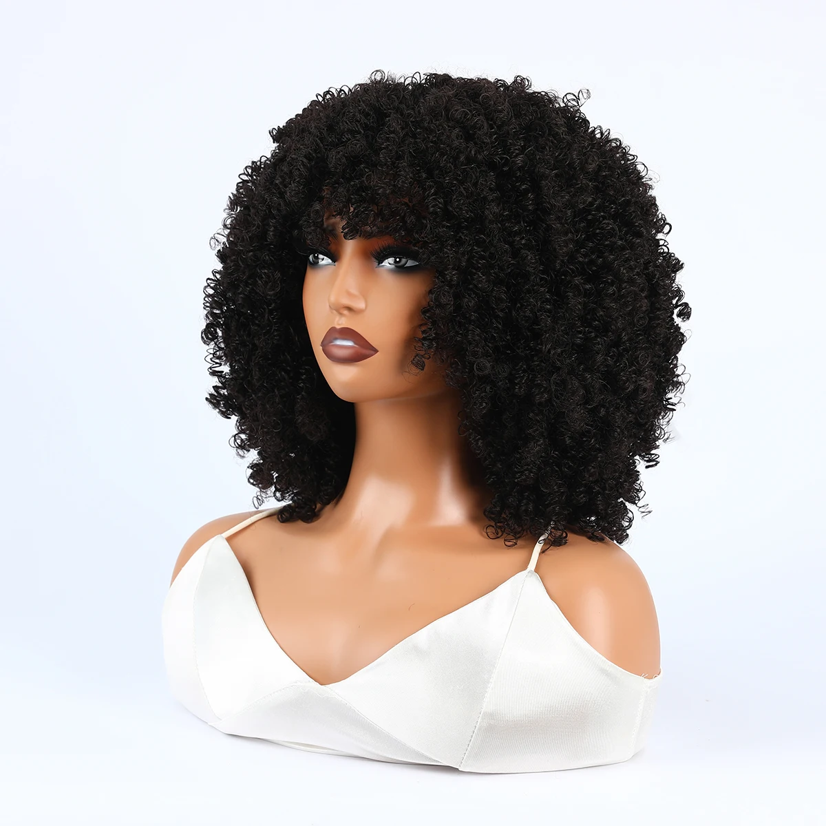 Synthetic 1 Piece 16 Inch Exploded Head Curly Wig, Comfortable and Breathable Snapback Mesh Cap
Synthetic 1 Piece 16 Inch Exploded Head Curly Wig, Comfortable and Breathable Snapback Mesh Cap