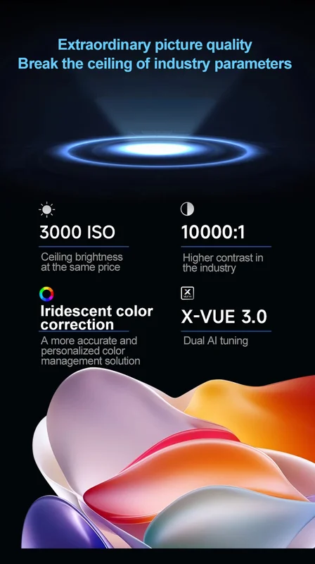 Theater 2800 ISO Lumens Contrast 10000:1 UHD Android 11 Smart HDR+ New Hot-Sell XGIMI RS 20 4K Three-color Projector Home
Theater 2800 ISO Lumens Contrast 10000:1 UHD Android 11 Smart HDR+ New Hot-Sell XGIMI RS 20 4K Three-color Projector Home