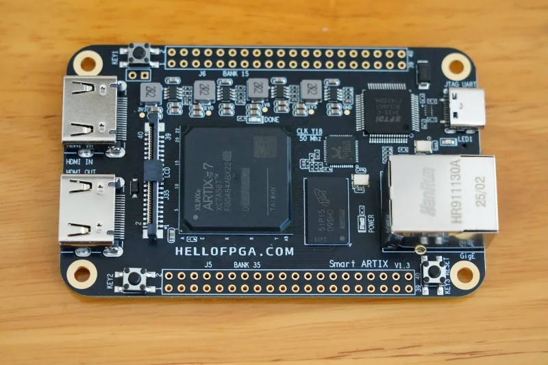 Плата разработки Smart ARTIX, минимальная системная плата FPGA XC7A50T (совместима с 35T 100T)
Плата разработки Smart ARTIX, минимальная системная плата FPGA XC7A50T (совместима с 35T 100T)