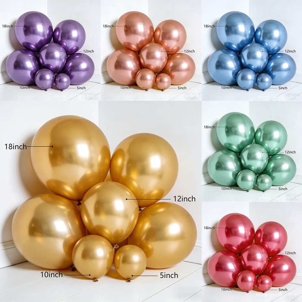 NEW 10-50pcs Metallic Balloon Chrome Mermaid Theme Metal Air Latex Balloons Wedding Birthday Party Decoration Baby Shower Globos
NEW 10-50pcs Metallic Balloon Chrome Mermaid Theme Metal Air Latex Balloons Wedding Birthday Party Decoration Baby Shower Globos