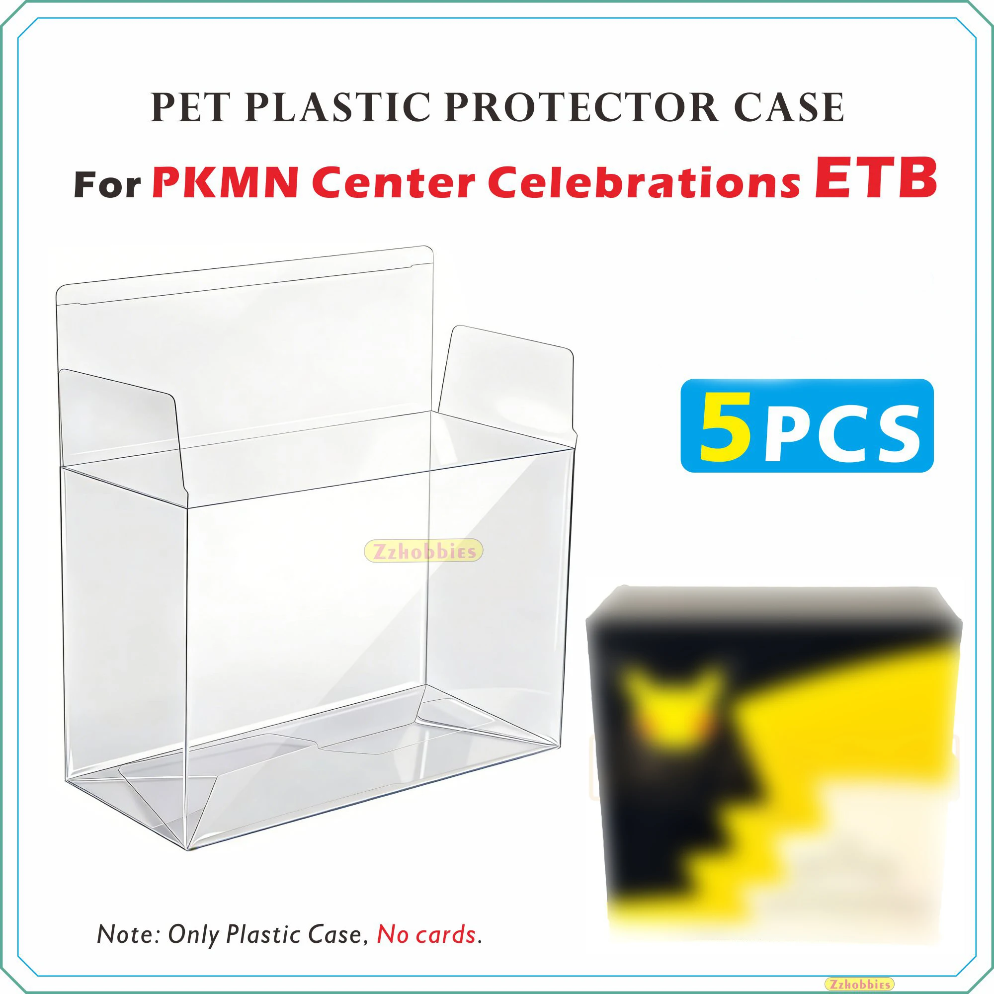 5PCS PET Plastic Protector Case For PKMN Center Celebrations ETB【0.5mm Thick】
5PCS PET Plastic Protector Case For PKMN Center Celebrations ETB【0.5mm Thick】